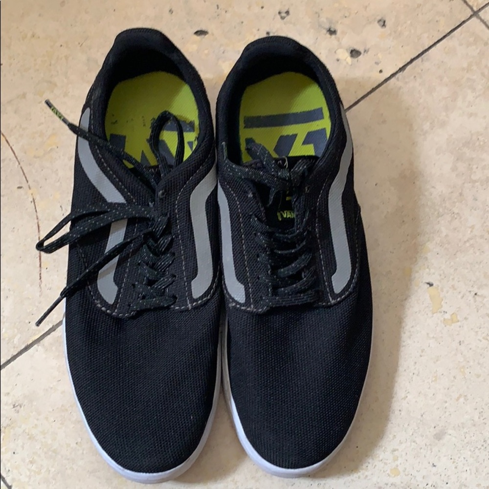 Vans Black/Grey Mesh Upper